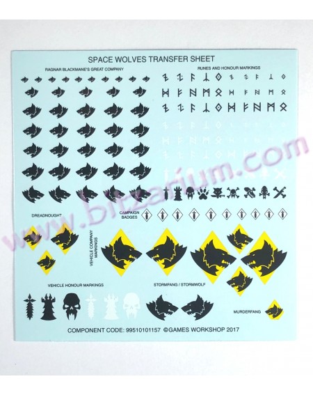 Space Wolves - Décalcomanies
