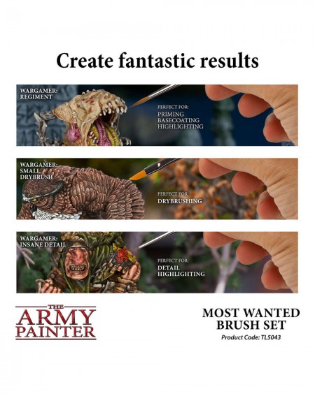 Most Wanted Brush Set - Army Painter