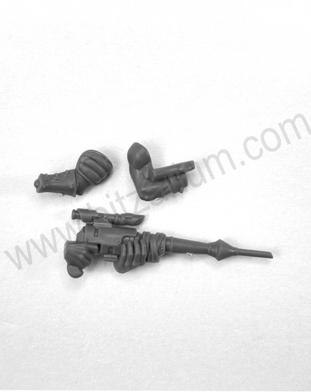 Bitzarium - Bits fusils à aiguilles  Armes et améliorations Escher - Bitz Necromunda