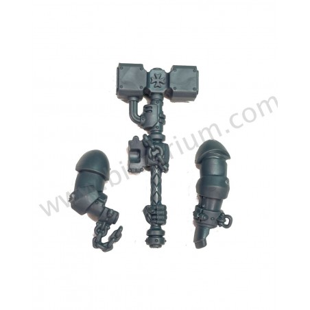 Marteau 2 mains - Freres d'epee Black Templars