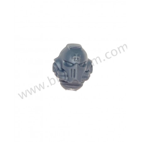 Tete casque 3 - Freres d'epee Black Templars