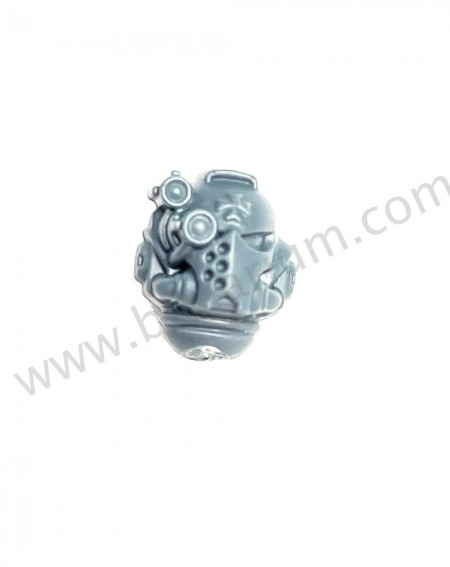 Tete casque 7 Freres d'epee Black Templars