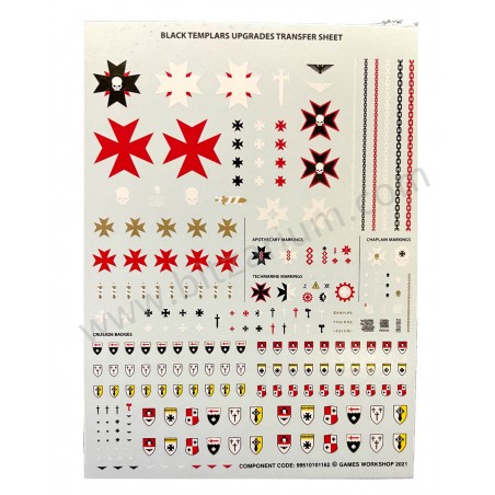 Black Templars Upgrades - Décalcomanies