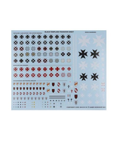 Bitzarium - Black Templars Sheet - 40K ™ Bitz