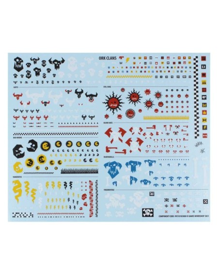 Bitzarium - Décalcomanies d'Orks - Bitz 40K ™