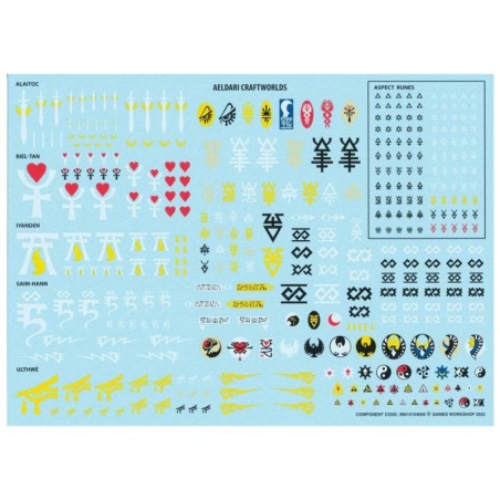 Aeldari Craftworlds - Transfer Sheets