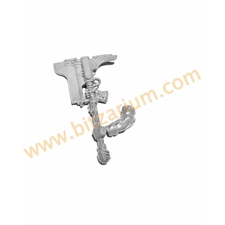 Leagues of Votann Cthonian Beserks Heavy Plasma Axe C - Cthonian Beserks