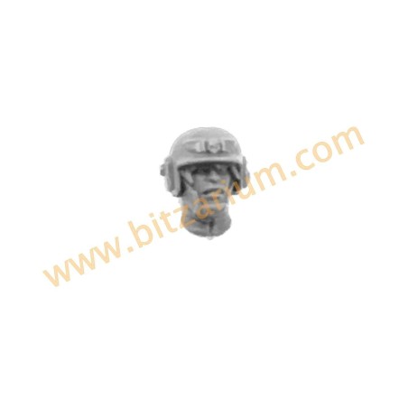 Astra Militarum Cadian Command Squad Head M - Cadian Command Squad 2023