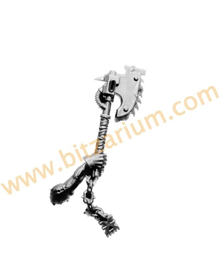 World Eaters Jakhals Chainaxe avec bras Jakhals