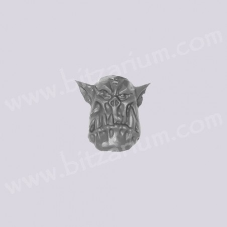 Tête E - Ork Nobz
