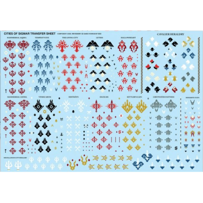 Bitzarium - Cities Of Sigmar Transfer Sheet - Bitz