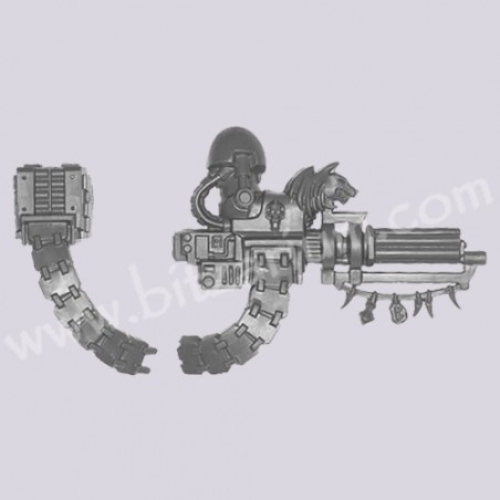 Space Wolves Wolf Guard Terminators - Canon d'Assaut