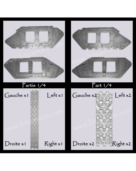 Structure de Land Raider