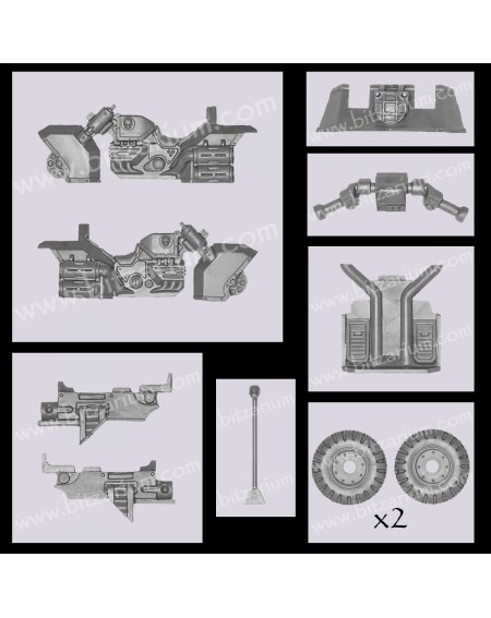 Châssis de Moto Space Marine