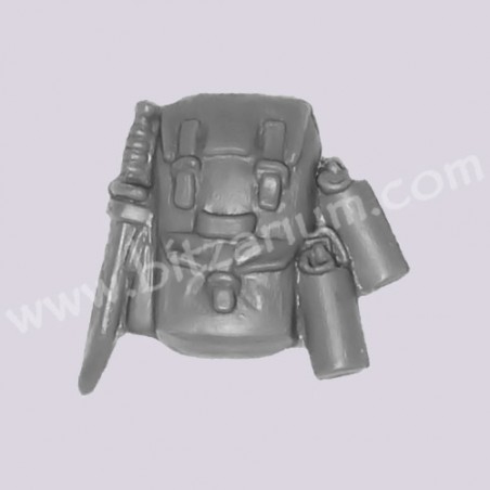 Pack dorsal 1 - Armes lourdes Cadiennes
