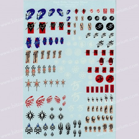 Dark Eldar - Transfer Sheets