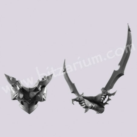 Reaver Front Torso - Black Ark Corsairs