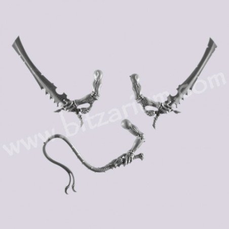 Bone Sword & Lash Whip 3 - Tyranid Warriors