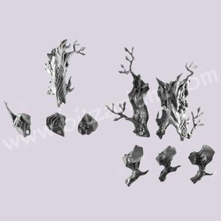 Jambe gauche - Homme-Arbre