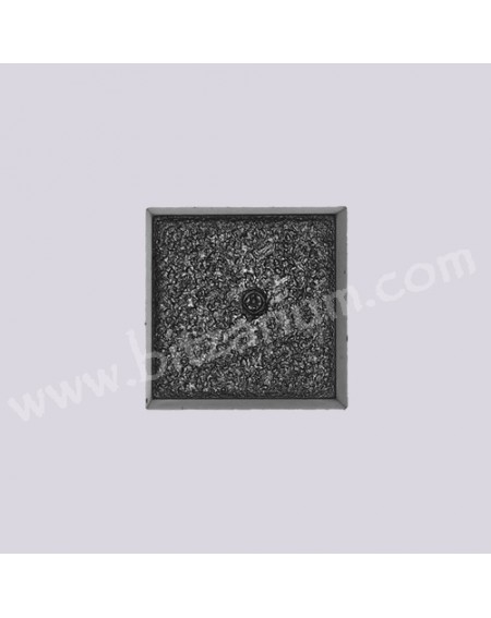 20mm/0,79in solid square Base 05