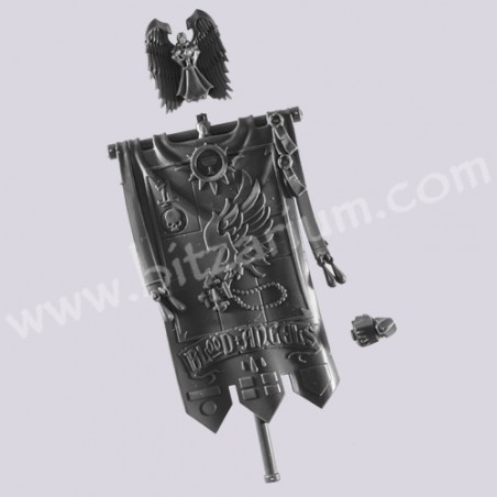 Chapter Banner - Blood Angels Assault Terminators