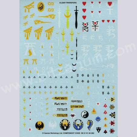 Eldars 2 - Transfer Sheets